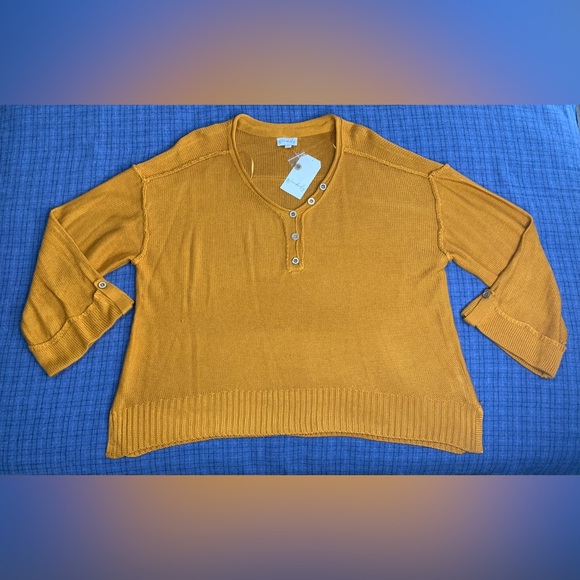 Wonderly Golden Sweater XL NWT - Picture 6 of 10